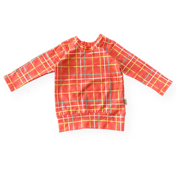 Large Squares on Coral Lounge Top