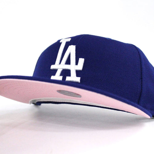 Los Angeles Dodgers 1980 All Star Game New Era 59Fifty Fitted Hat (Blue Pink Under Brim)