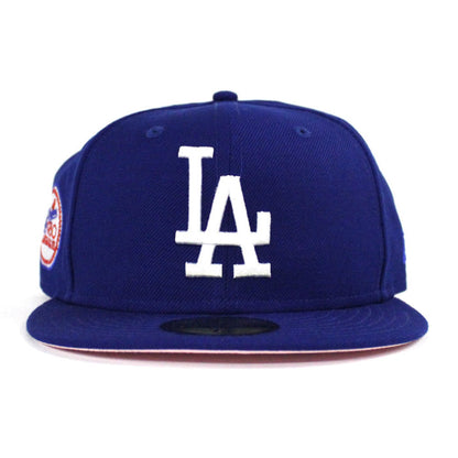 Los Angeles Dodgers 1980 All Star Game New Era 59Fifty Fitted Hat (Blue Pink Under Brim)