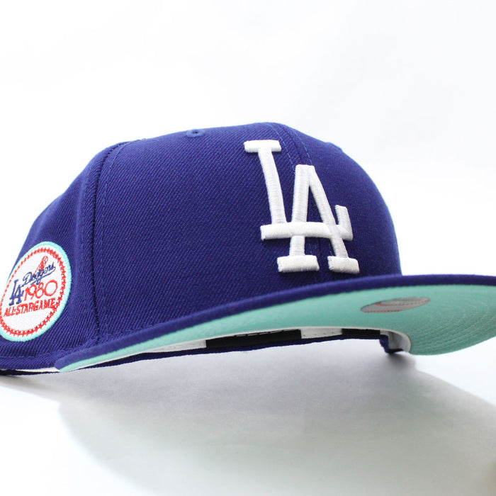 Los Angeles Dodgers 1980 All-Star Game New Era 59Fifty Fitted Hat (Mint Under Brim)