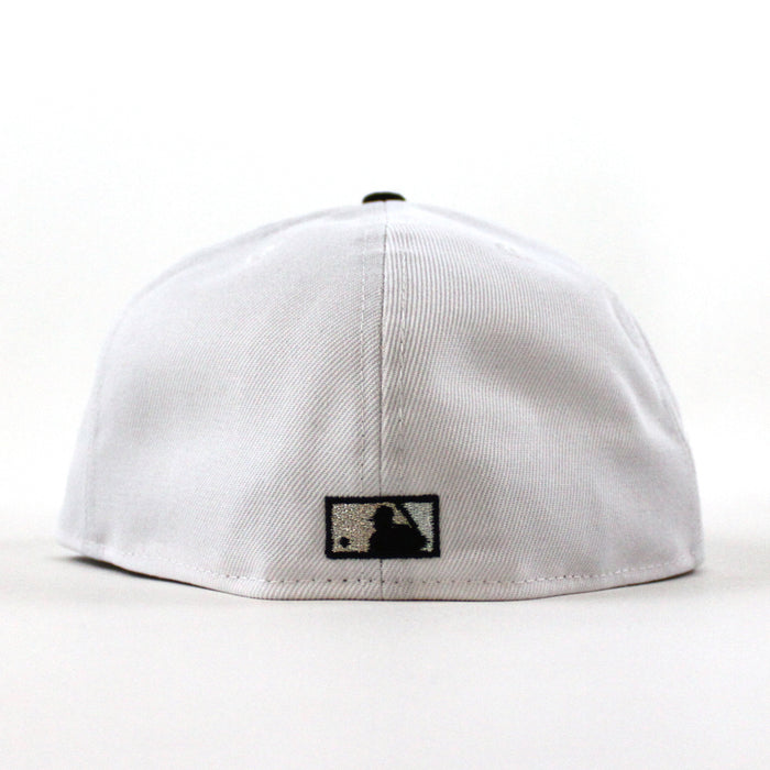 Los Angeles Dodgers 40th Anniversary New Era 59Fifty Fitted Hat (White Black Green Under Brim)