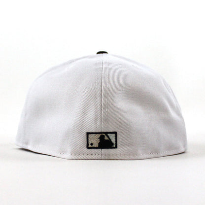 Los Angeles Dodgers 40th Anniversary New Era 59Fifty Fitted Hat (White Black Green Under Brim)