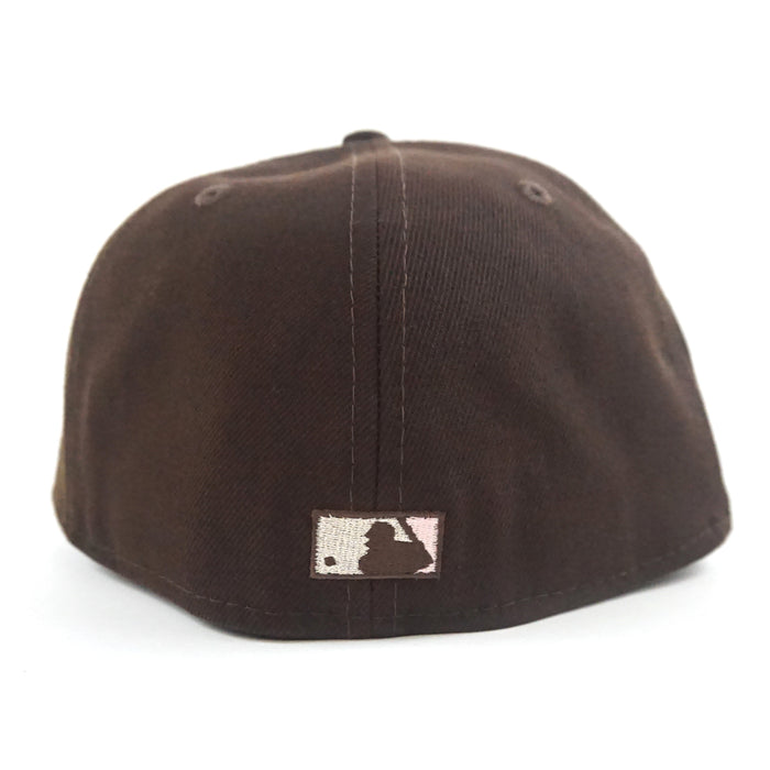 Los Angeles Dodgers 50th Anniversary New Era 59Fifty Fitted Hat (Burnt Wood Pink Under Brim)