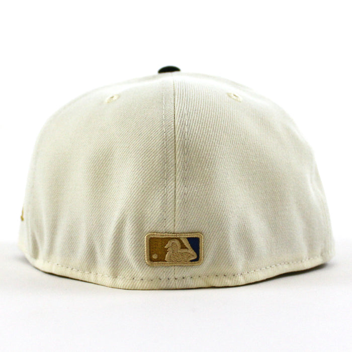 Los Angeles Dodgers 60TH DODGER STADIUM New Era 59Fifty Fitted Hat (CHROME WHITE DK GREEN SEASHORE BLUE Under Brim)