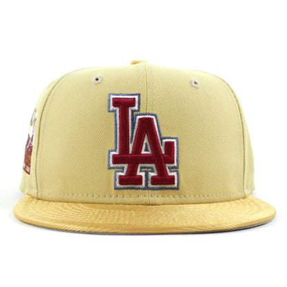Los Angeles Dodgers 60TH DODGER STADIUM New Era 59Fifty Fitted Hat (VEGAS GOLD MET GOLD GRAY Under Brim)