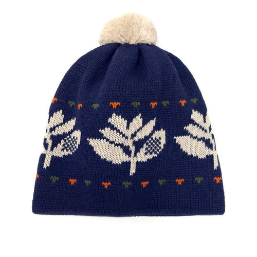 Magenta - Andes Beanie (Navy)