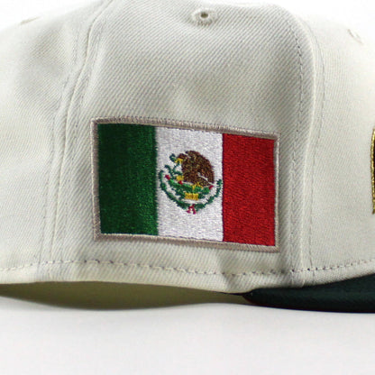 Mexico 2023 World Baseball Classic (WBC) New Era 59Fifty Fitted Hat (Dark Green Black Gray Under Brim)