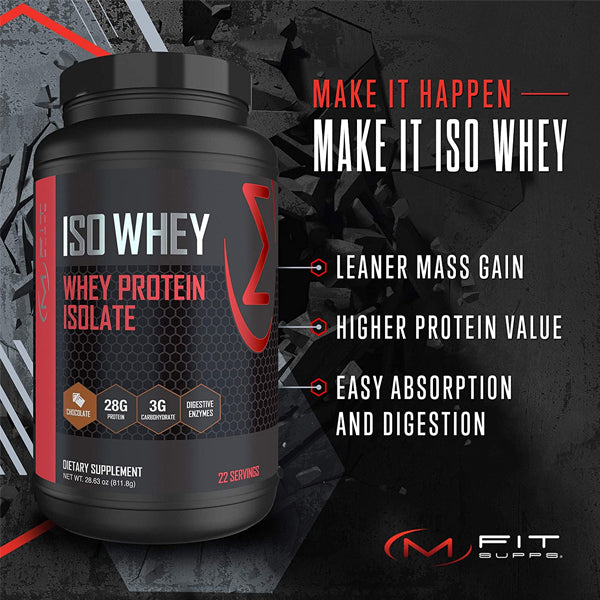 MFit Iso Whey Protein 1.7lbs