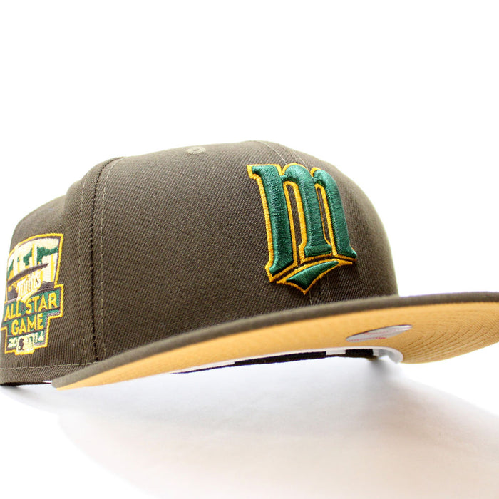 Minnesota Twins 2014 All-Star Game New Era 59Fifty Fitted Hat (Walnut Khaki Under Brim)