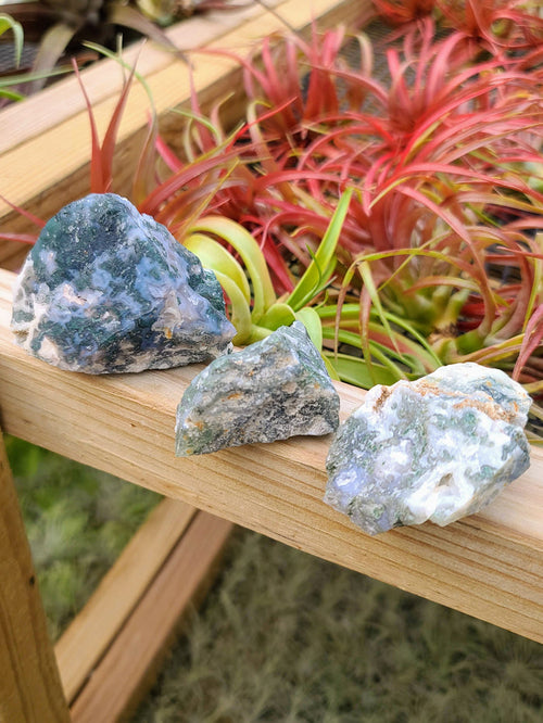Moss Agate Raw Stone