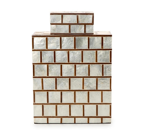 Mother of Pearl Capiz Shell Jar