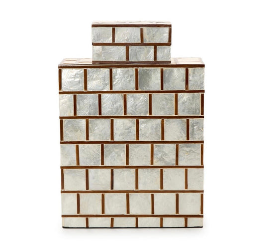 Mother of Pearl Capiz Shell Jar