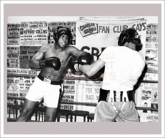 Muhammed Ali born Cassius Marcellus Clay - VINTAGEARTREPRINTS.COM