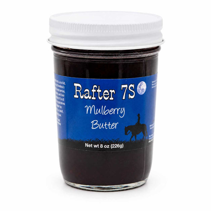 Mulberry Butter on White Background