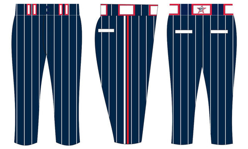 Navy Pinstripe Softball Pants