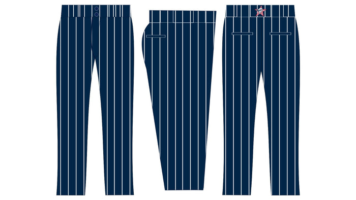 Navy / White Pinstripe Pants