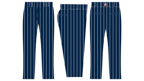 Navy / White Pinstripe Pants