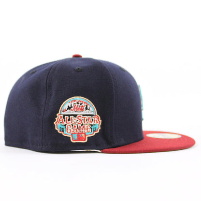 New York Mets 2013 All Star Game 59Fifty New Era Fitted Hat (Navy Cardinal Khaki Under Brim)
