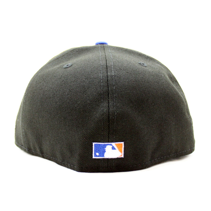 New York Mets Subway Series 59Fifty New Era Fitted Hat (Black Blue Green Under Brim)