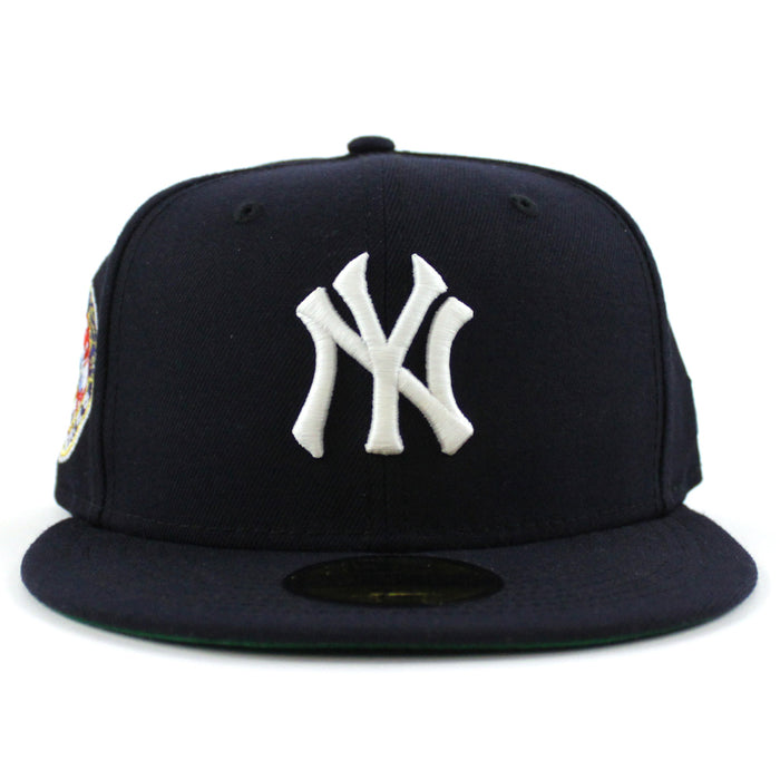 New York Yankees 1949 World Series Yankee Stadium New Era 59Fifty Fitted Hat (GITD Navy Green Under Brim)