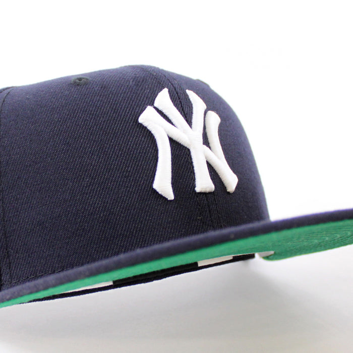 New York Yankees 1949 World Series Yankee Stadium New Era 59Fifty Fitted Hat (GITD Navy Green Under Brim)