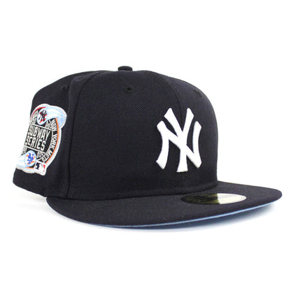 New York Yankees 2000 Subway Series New Era 59Fifty Fitted Hat (Navy Sky Blue Under Brim)
