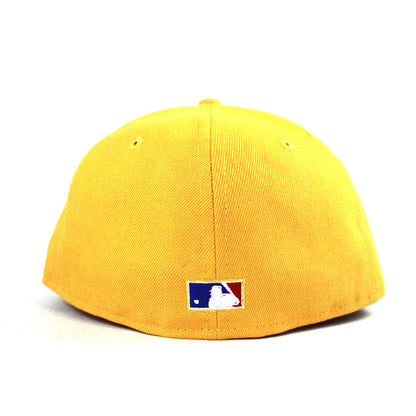 New York Yankees 2000 World Series New Era 59Fifty Fitted Hat (Yellow Pink Under Brim)