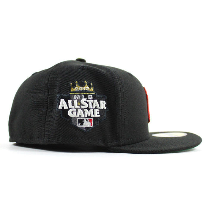 New York Yankees 2012 All Star Game New Era 59Fifty Fitted Hat (Black Green Under Brim)