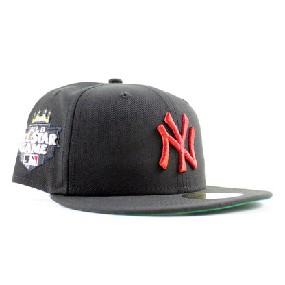 New York Yankees 2012 All Star Game New Era 59Fifty Fitted Hat (Black Green Under Brim)