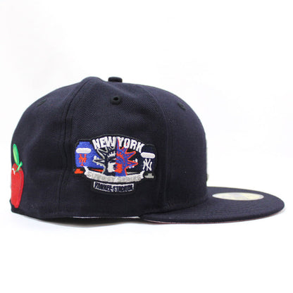 New York Yankees Subway Series Yankee Stadium New Era 59Fifty Fitted Hat (Team Color Pink Under Brim)