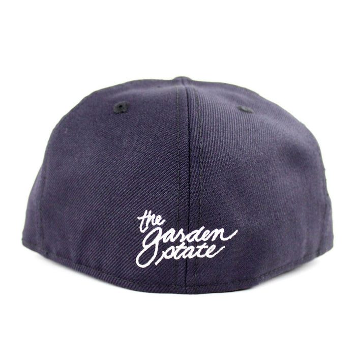 NJ Script New Era 59Fifty Fitted Hat (Navy Gray Under Brim)
