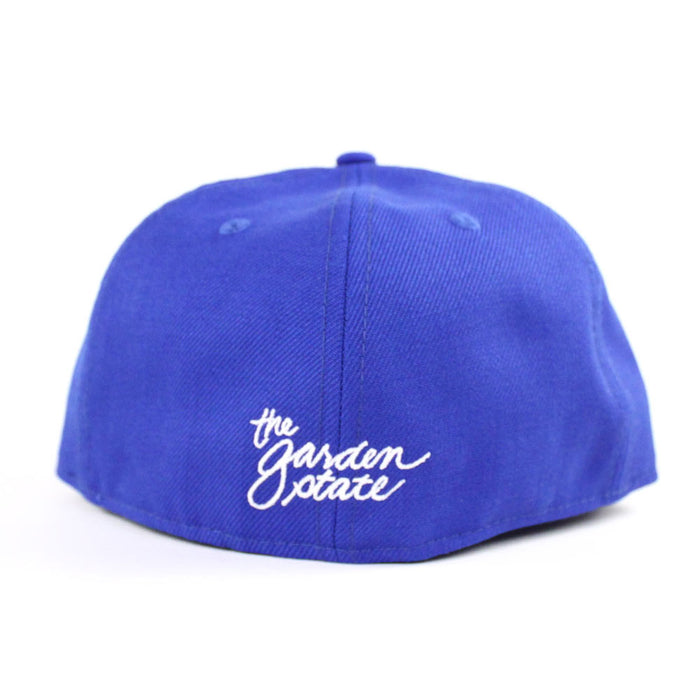 NJ Script New Era 59Fifty Fitted Hat (Royal Blue Gray Under Brim)