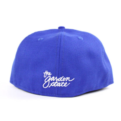NJ Script New Era 59Fifty Fitted Hat (Royal Blue Gray Under Brim)