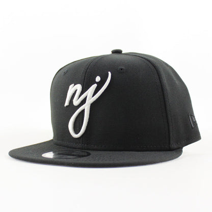 NJ Script x HALFTIME New Era 9Fifty Snapback Hat (Black Gray Under Brim)
