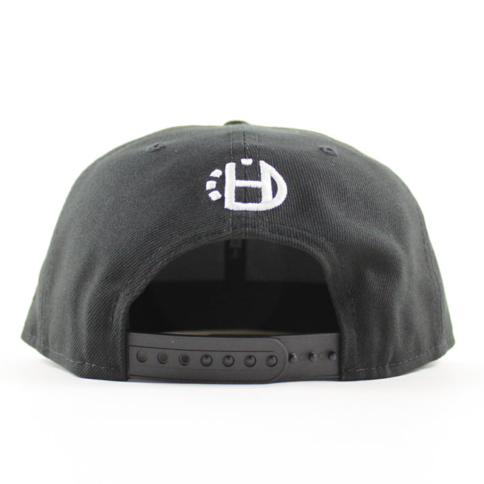 NJ Script x HALFTIME New Era 9Fifty Snapback Hat (Black Gray Under Brim)