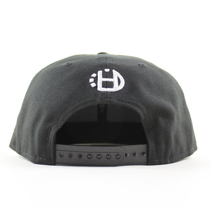 NJ Script x HALFTIME New Era 9Fifty Snapback Hat (Black Gray Under Brim)
