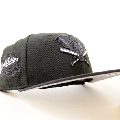 Oakland Athletics Battle of The Bay 1989 New Era 59Fifty Fitted Hat (Black Gray Under Brim)