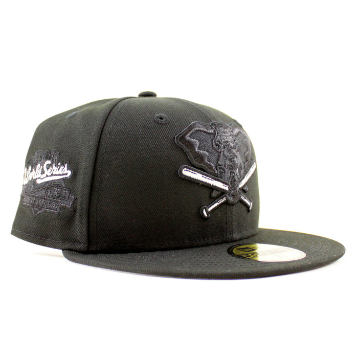 Oakland Athletics Battle of The Bay 1989 New Era 59Fifty Fitted Hat (Black Gray Under Brim)
