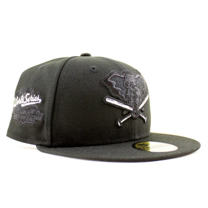 Oakland Athletics Battle of The Bay 1989 New Era 59Fifty Fitted Hat (Black Gray Under Brim)