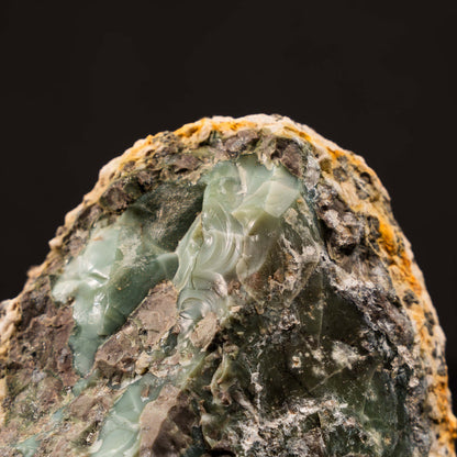 Opal, Green, Rhyolite - Geode