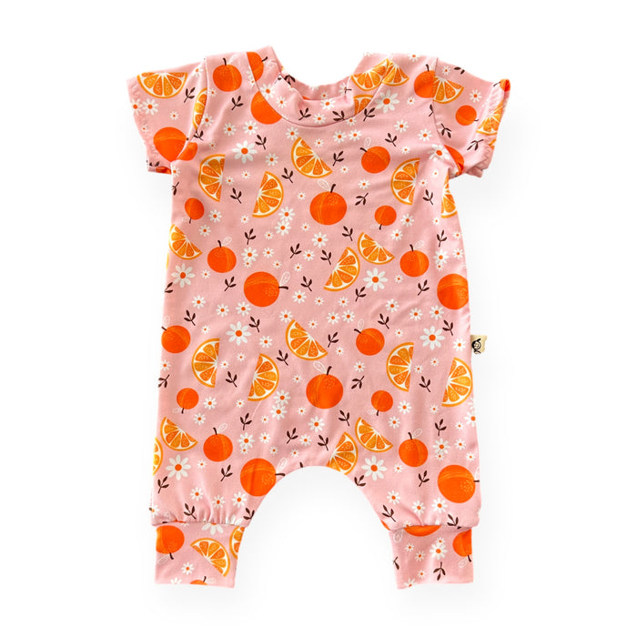 Orange Blossom Harem Romper
