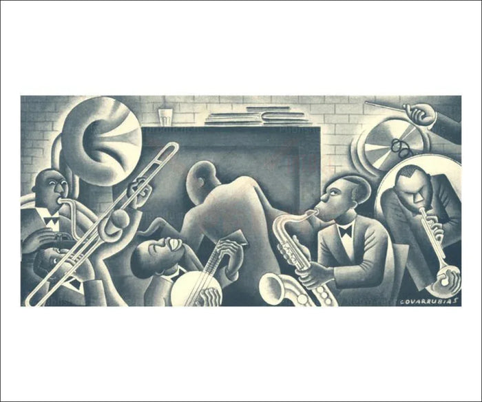 Orchestra No. 40, Miguel Covarrubias - VINTAGEARTREPRINTS.COM