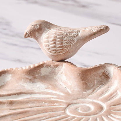 Palaka Lotus Clay Bird Feeder