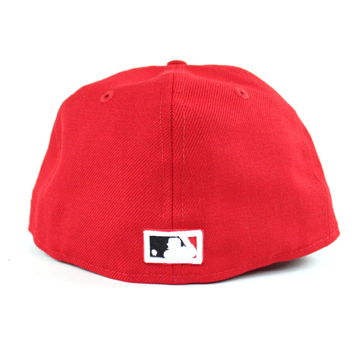 Palm Tree Los Angeles Dodgers 60th Anniversary New Era 59Fifty Fitted Hat (Red Glow in the Dark Pink Under Brim)
