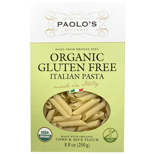 Paolos ORGANIC Penne Rigate Gluten Free 250g (Paolo's)