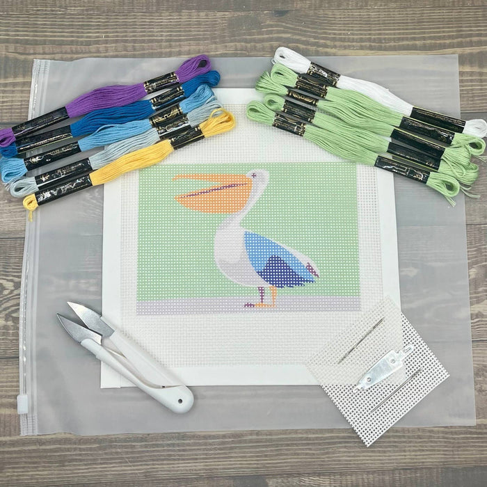 Pelican Needlepoint Design Kit