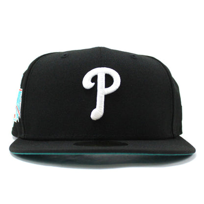 Philadelphia Phillies 1996 All-Star Game 59Fifty New Era Fitted Cap (Black Teal Under Brim)