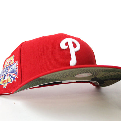 Philadelphia Phillies 1996 All-Star Game 59Fifty New Era Fitted Hats (Red Camo Under Brim)