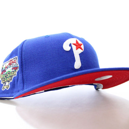 Philadelphia Phillies 2006 All-Star Game 59Fifty New Era Fitted Hats (Blue Red Under Brim)