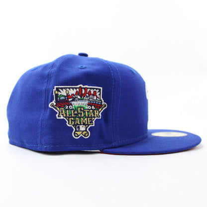Philadelphia Phillies 2006 All-Star Game 59Fifty New Era Fitted Hats (Blue Red Under Brim)